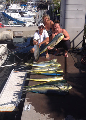 Ku'uipo counting our catch