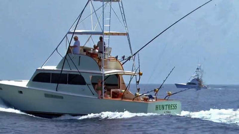 Huntress at sea
